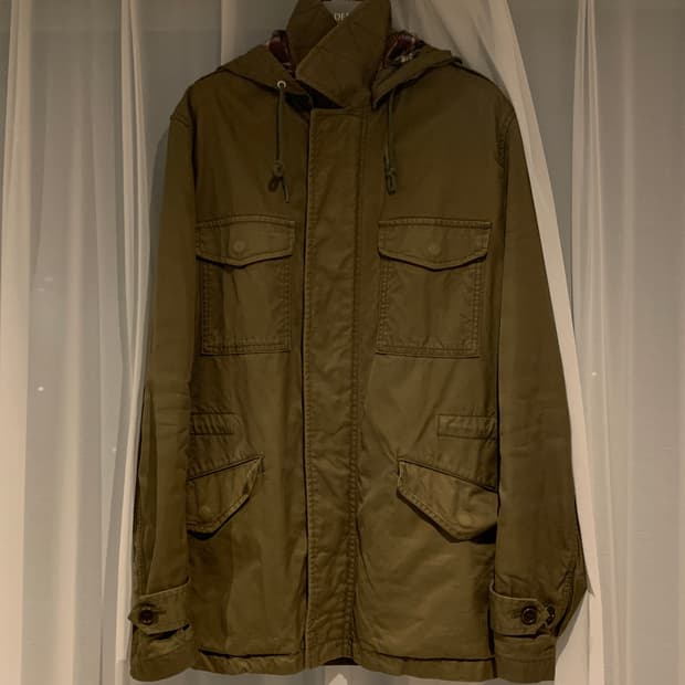 꼼데가르송 옴므 밀리터리 파카 야상