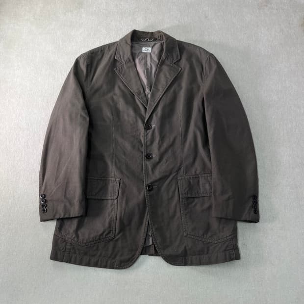 100 cp컴퍼니 00s 체크 빈티지 블레이져 