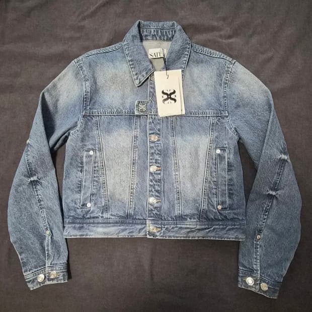 SATUR(세터) 가봉 워시드 데님 트러커 자켓