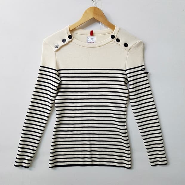 Saint James x CLAUDIE PIERLOT 울 니트 티셔츠