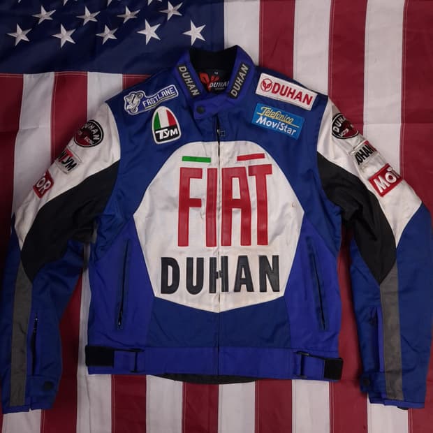 오리지날 DUHAN 레이싱 라이더자켓
