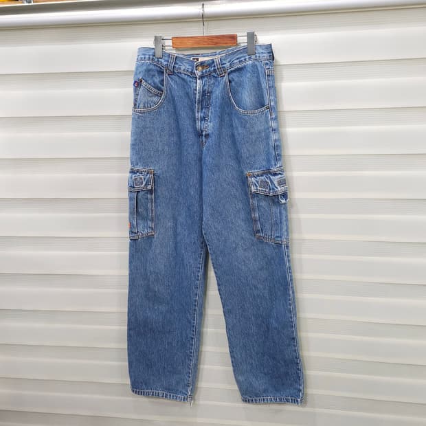 빈티지 faction denim 카고 데님팬츠- 30