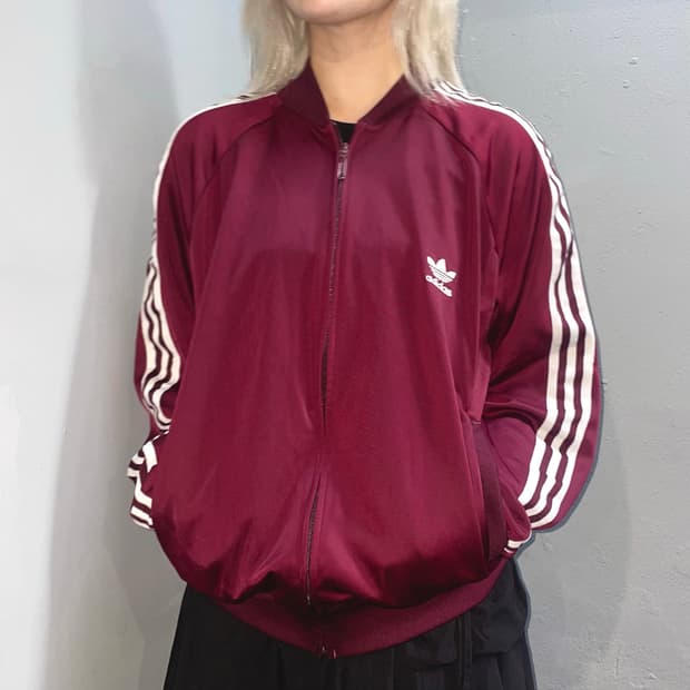 ADIDAS 버건디 져지