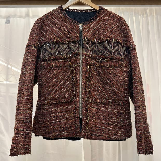 SYSTEM 시스템 트위드 자켓