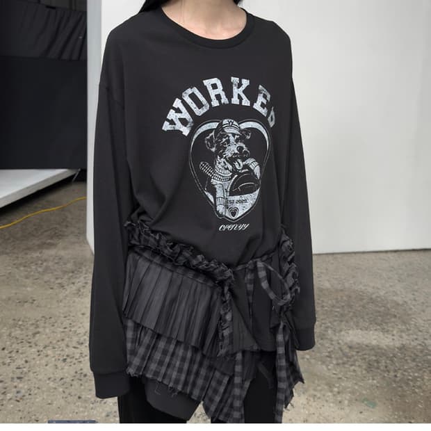 OPENYY 오픈와이와이 롱슬리브 블랙