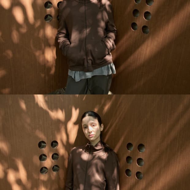 2) 머듈 넥집업 브라운