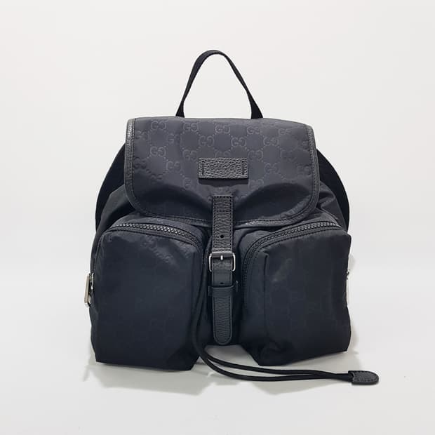 구찌 GG 로고 투 포켓 나일론 백팩 510343