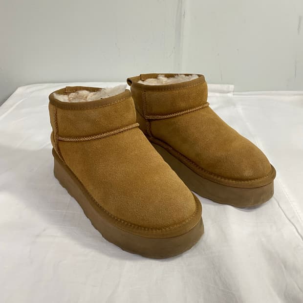 호주 UGG 어그 울트라 미니플랫폼 체스트넛 230