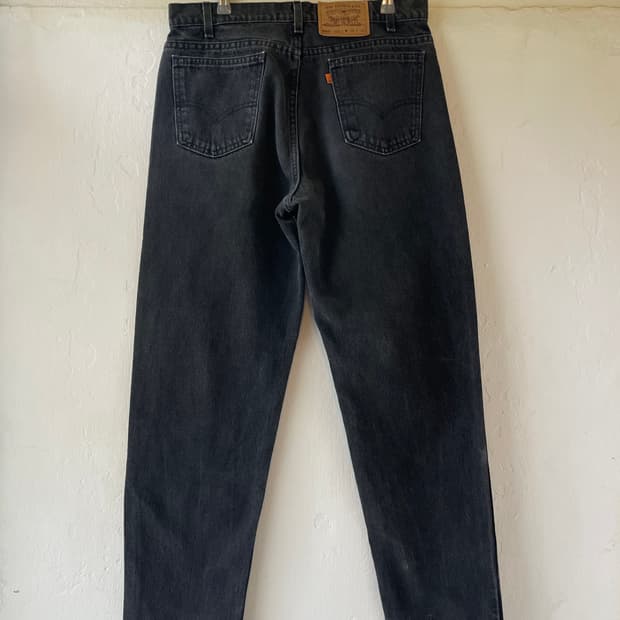 1990's Vintage Levi’s 550 Black Denim 