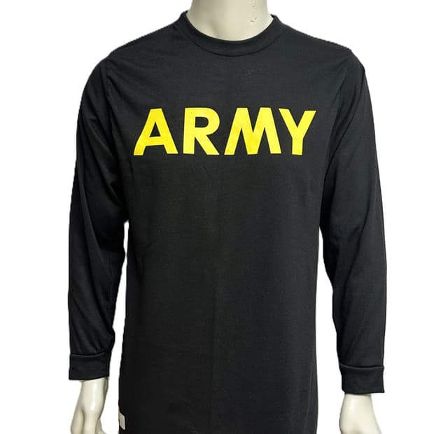 미육군 APFU 체육복 트레이닝복 긴팔 티셔츠 (S) (4)