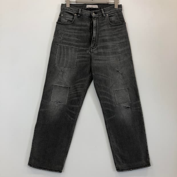 골든구스 JPN 하이라이즈 와이드데님진 25 인치 그레이