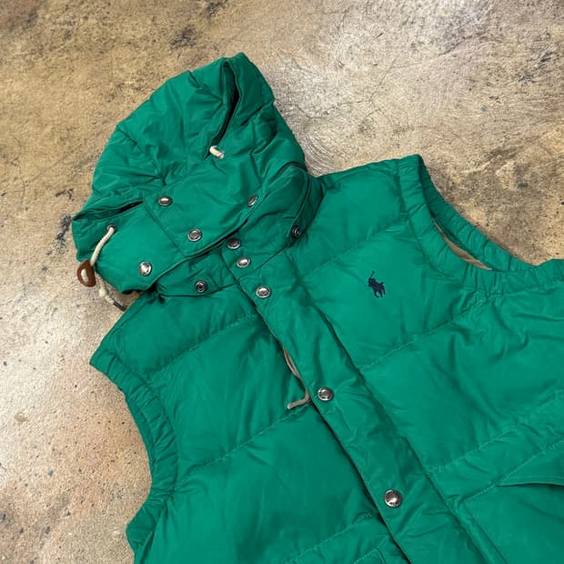 [ 정품/XS ] 폴로랄프로렌 덕다운 조끼 베스트 패딩 자켓 b8