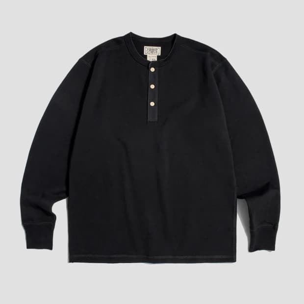 브론슨 헨리넥 긴팔티셔츠 XXL(화이트)