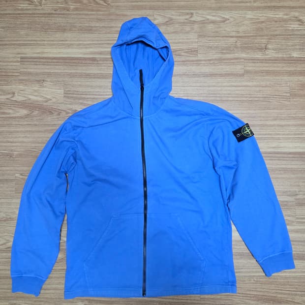 스톤아일랜드 블루 후드집업 XL