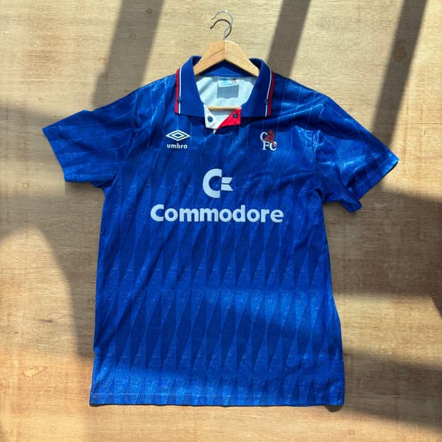Chelsea Commodore Blue Retro Jersey