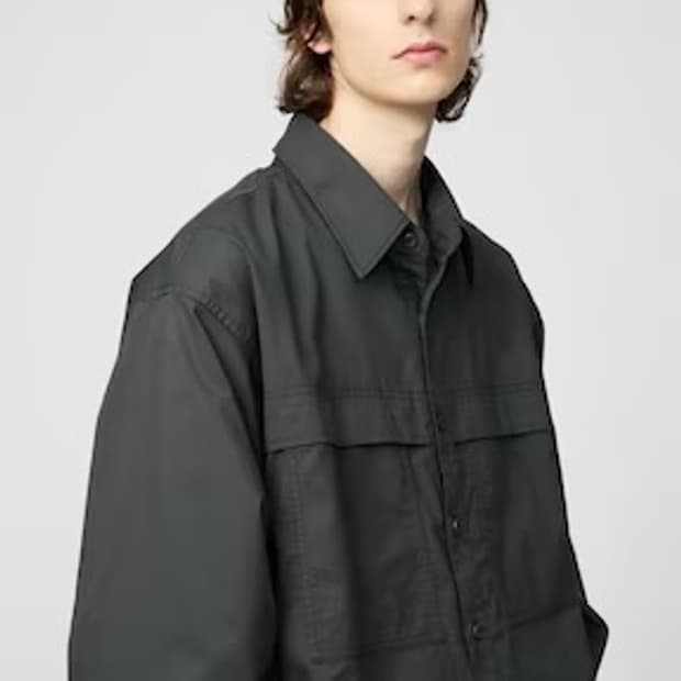 유니클로 오버핏 유틸리티 셔츠  XL사이즈