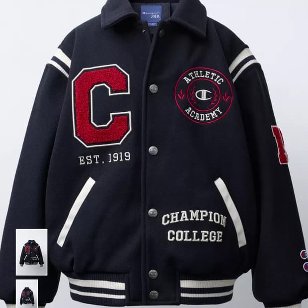 자라 챔피온 콜라보 봄버 재킷