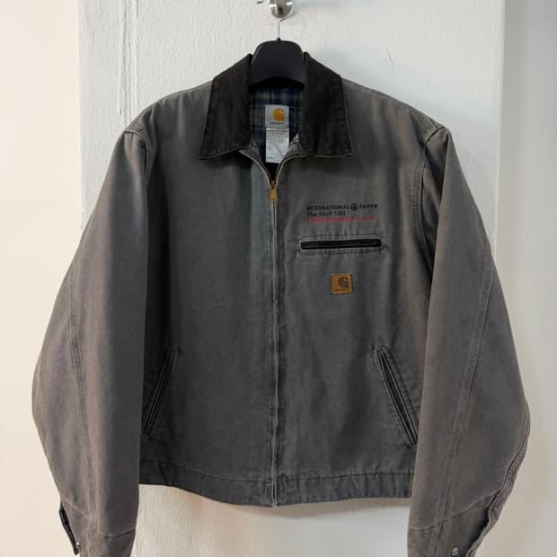 00s 칼하트 J97 디트로이트 워크 자켓 메탈 