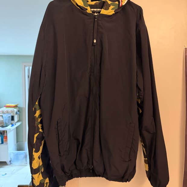 베이프 샤크후드 바람막이 xl