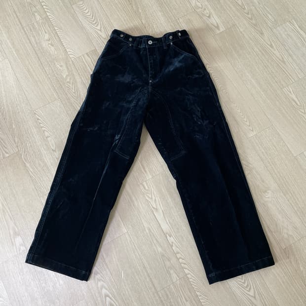 카락터 벨벳데님 다크 네이비 00 사이즈