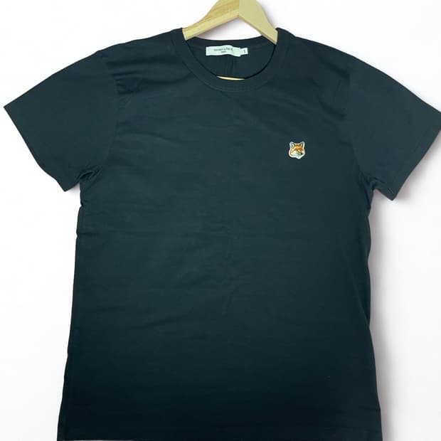 메종키츠네 블랙 반팔 티셔츠 XXL