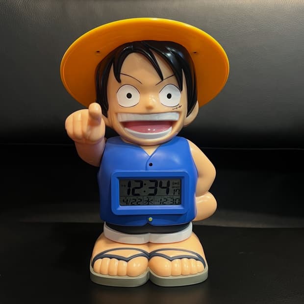 [빈티지] 원피스 몽키D.루피 디지털 탁상알람시계