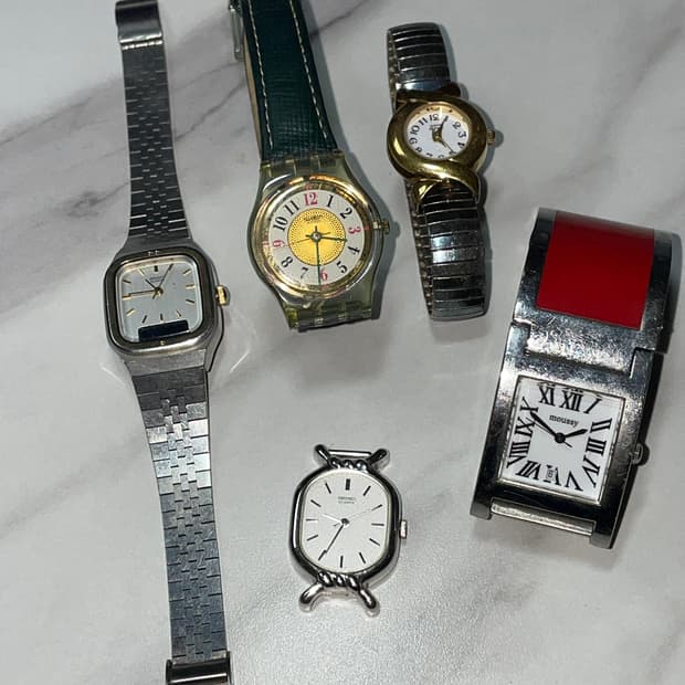 여성 정크시계 모음