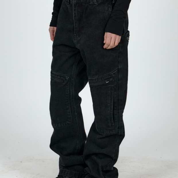  MPa REVEALED POCKET PANTS (BLACK) 