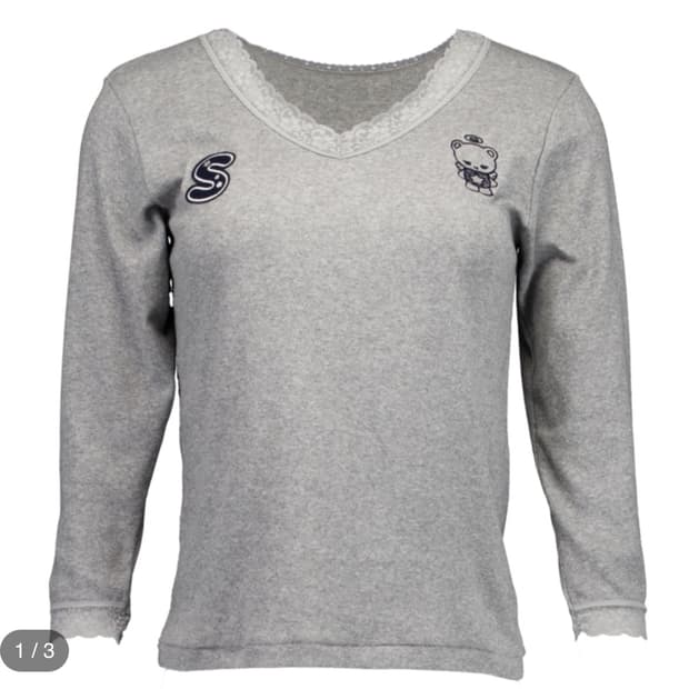 샬롬클럽 BUDDY LACE TOP GRAY 
