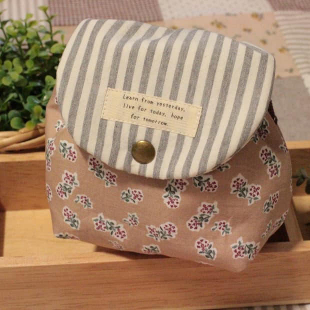 핸드메이드 밴딩 미니 파우치