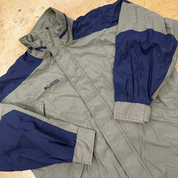 [정품/M] 컬럼비아 투톤 바람막이 b8