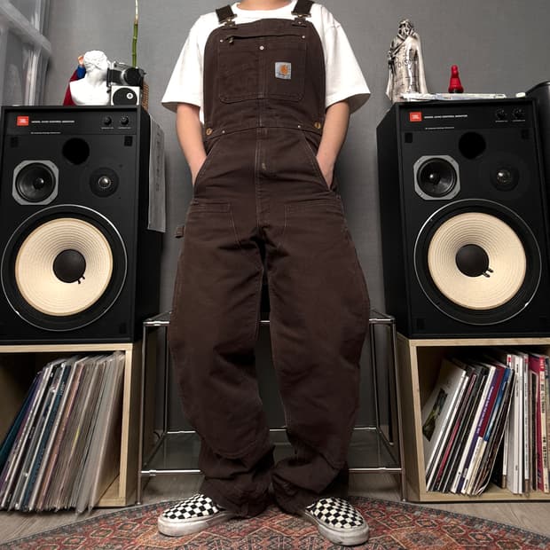 칼하트 더블니 오버롤