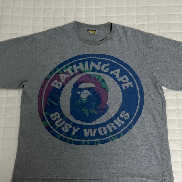 베이프 비지웍스 타이다이 반팔티셔츠 3XL