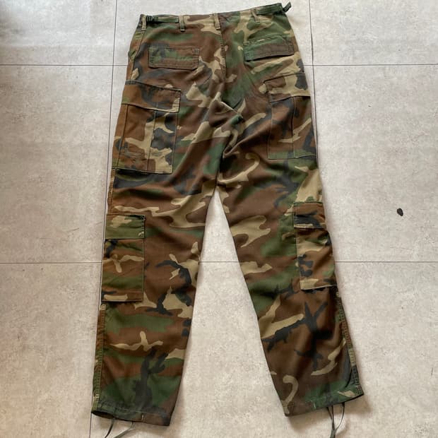 us army 오리지널 에어크루 카모 카고 팬츠