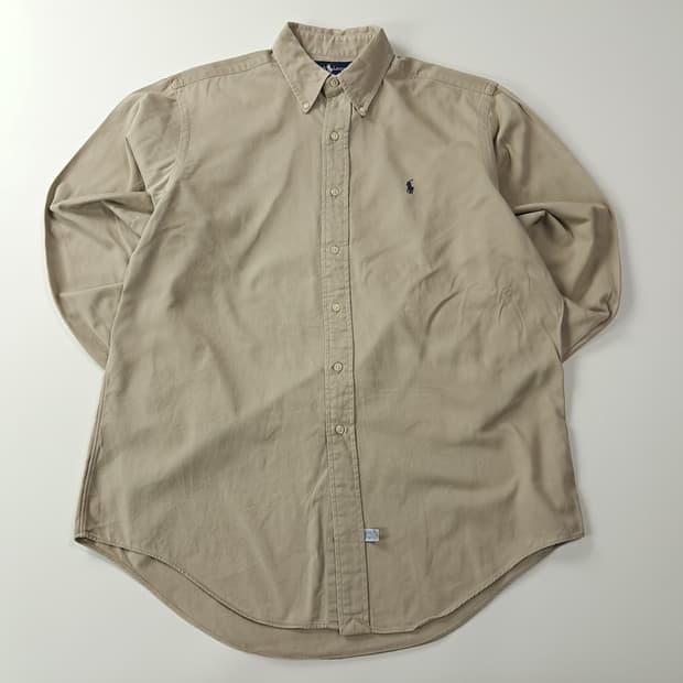 CJ426 L 폴로 90s 말레이시아판 베이지 셔츠 남방