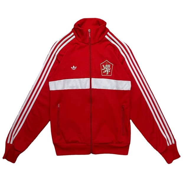 아디다스 체코 트랙탑 져지 레드 M