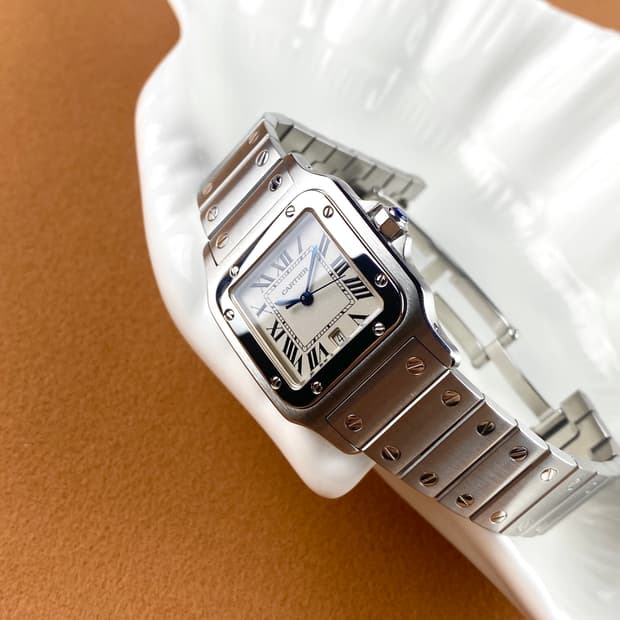 CARTIER Santos Galbee steel unisex