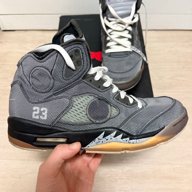 나이키 오프화이트 조던5 모슬린 280