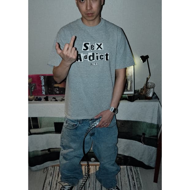 00’s NC-17 섹스피스톨즈 패러디 'Sex Addict' 티셔츠