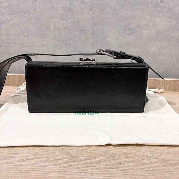 (정품/새상품) 마크 크로스 여성 블랙 그레이스 룽고 박스백 숄더백