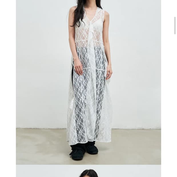 앙개 레이스 원피스 s