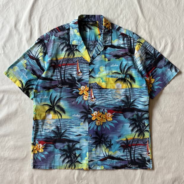 [107-110]80s USA ROYAL CREATIONS 하와이안 셔츠