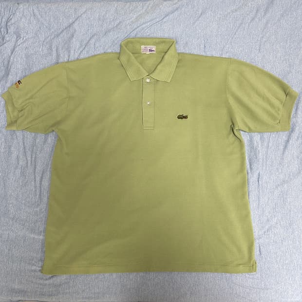 80s 라코스테 피케 카라 티셔츠 (2XL)