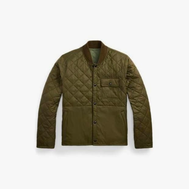 RRL 리버시블 퀼트 라이너 재킷