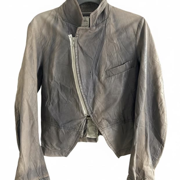 Comme des Garcons leather biker jacket