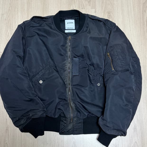 BOWWOW L-2B FLIGHT JACKET AGED BLACK