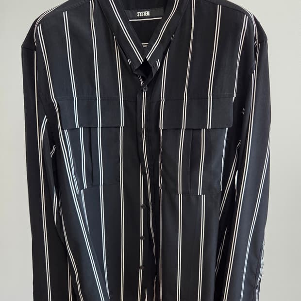 시스템옴므 스트라이프 셔츠 L