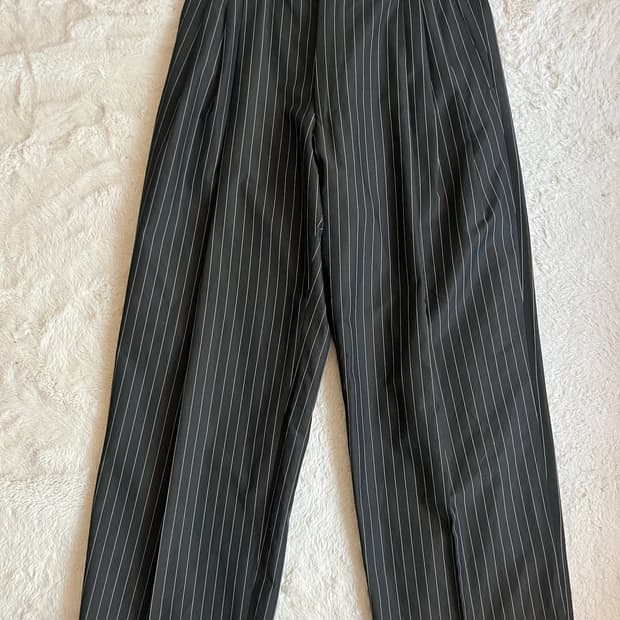 46) 드리스반노튼 스트라이프 팬츠