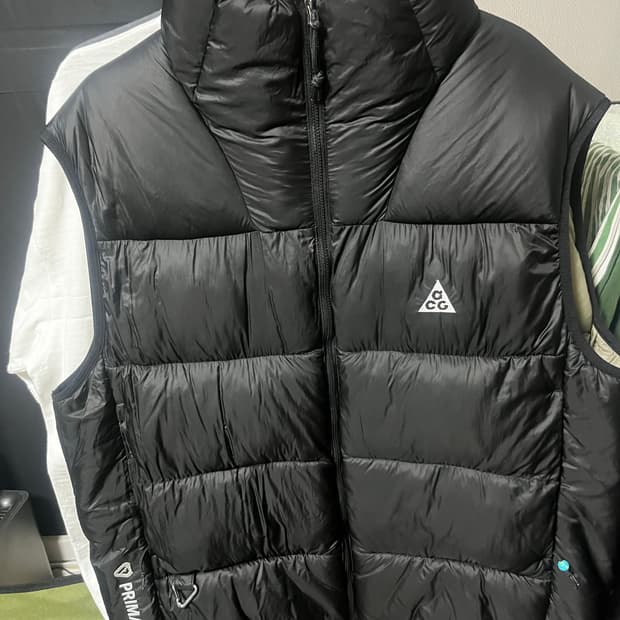 나이키 ACG 루나레이크 프리마로프트 패딩 조끼 블랙