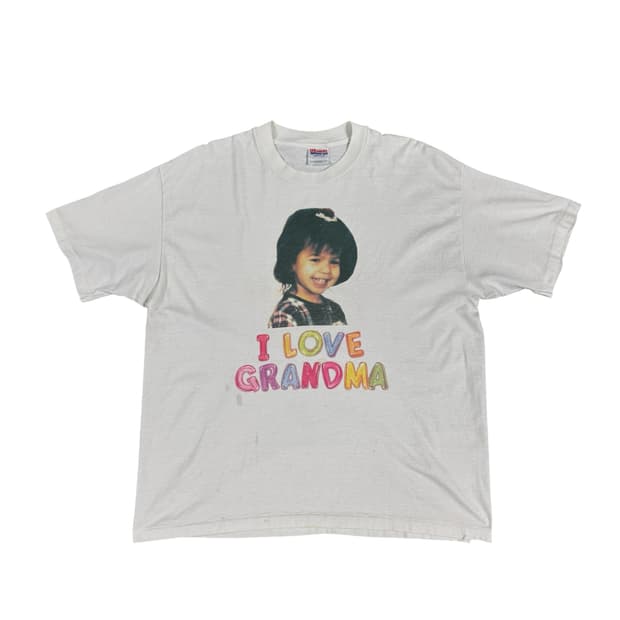 빈티지 90s I Love Grandma 알러뷰 그랜마 티셔츠
